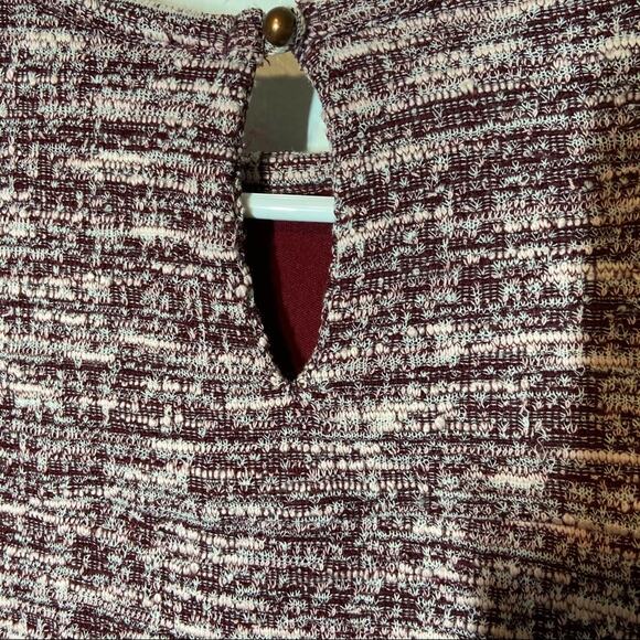 Anthropologie Antionette Ruffled Midi Dress Tweed - Picture 3 of 4